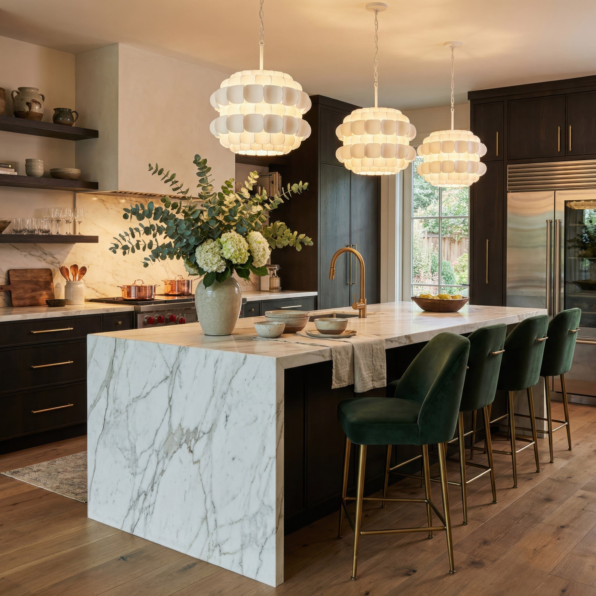 Swoon 3 Light Pendant - Matte White