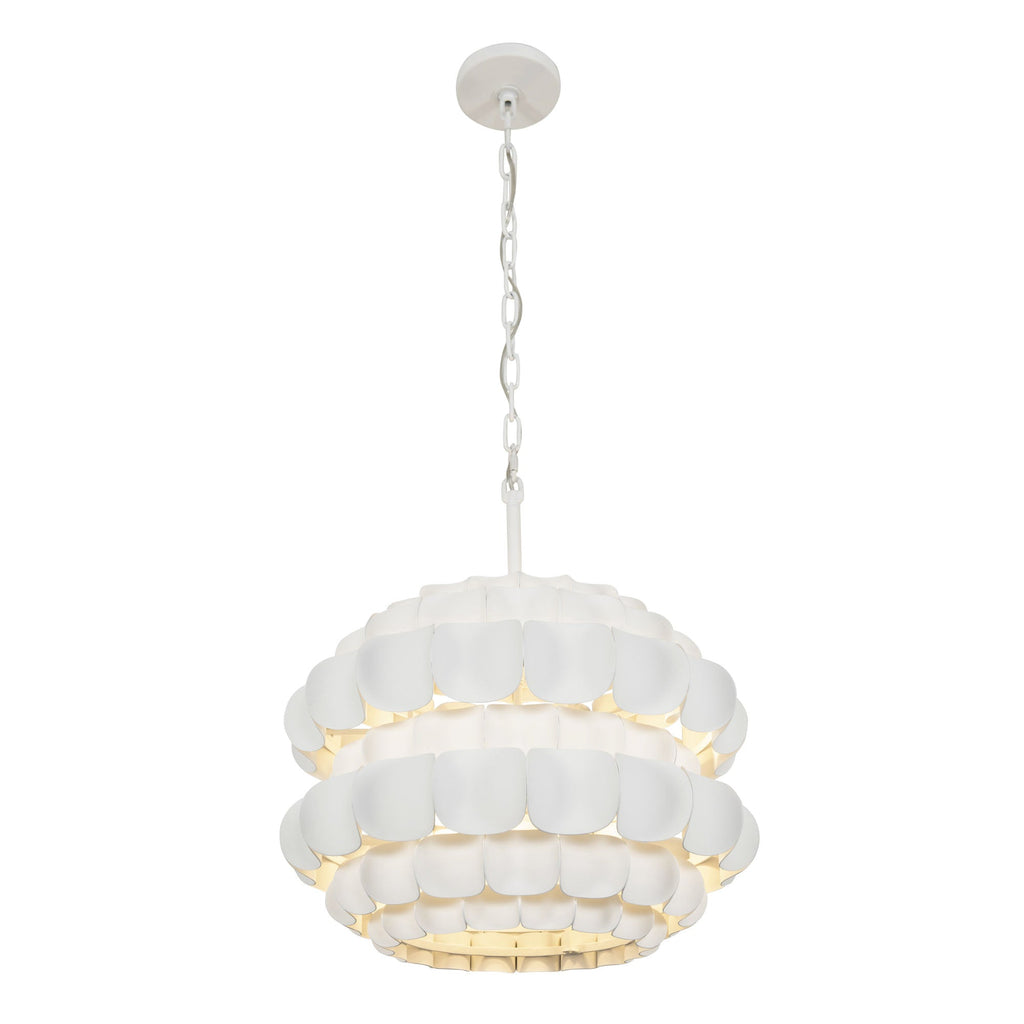 Swoon 3 Light Pendant - Matte White