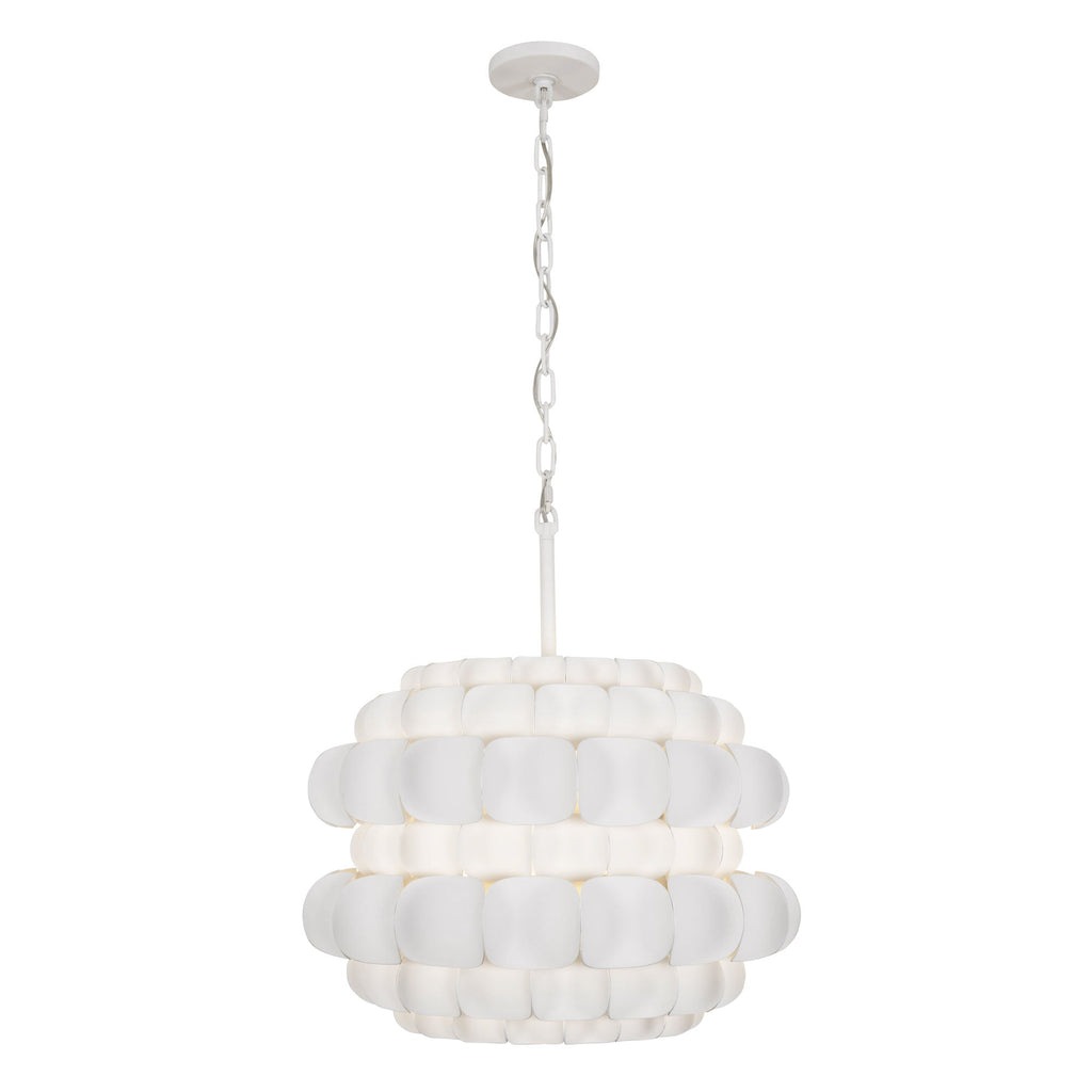 Swoon 3 Light Pendant - Matte White