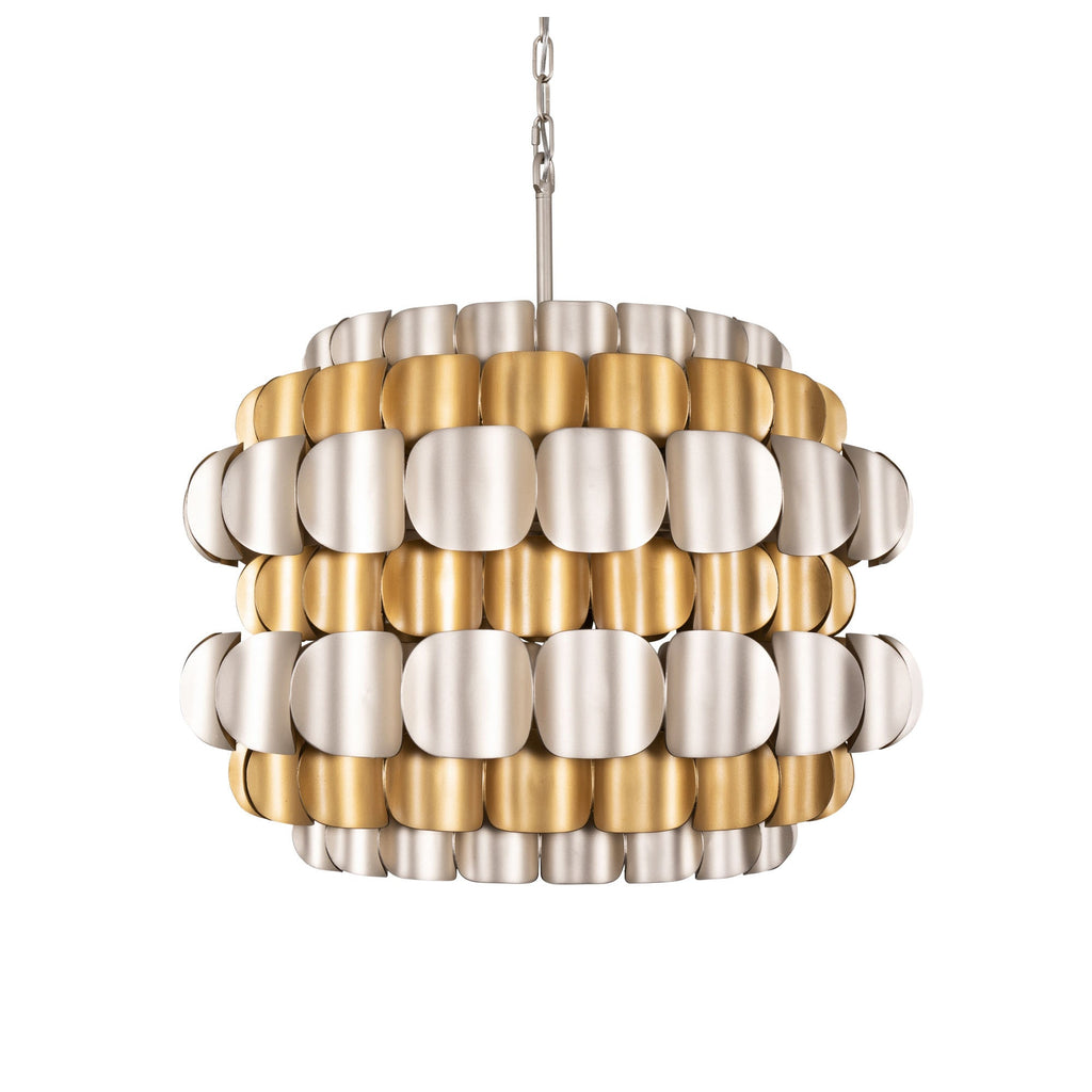 Swoon 6 Light Pendant - Antique Gold/Gold Dust