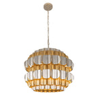 Swoon 6 Light Pendant - Antique Gold/Gold Dust