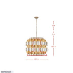 Swoon 6 Light Pendant - Matte White