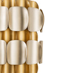 Swoon 1 Light Sconce - Antique Gold/Gold Dust