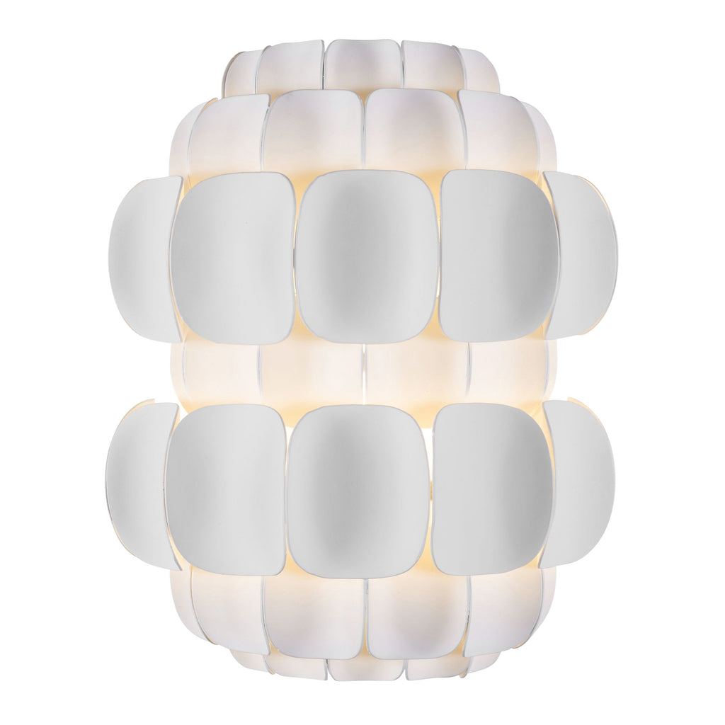 Swoon 1 Light Sconce - Matte White