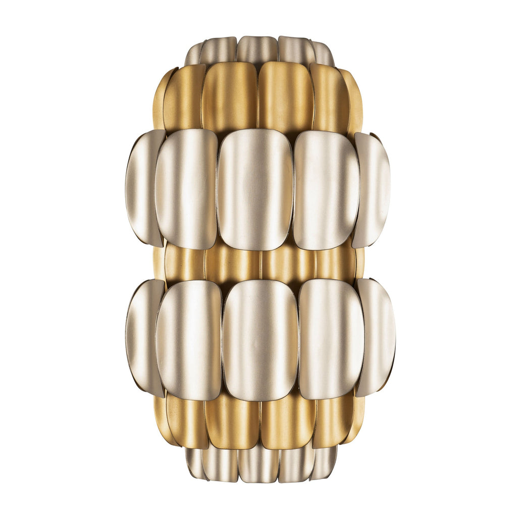 Swoon 2 Light Sconce - Antique Gold/Gold Dust