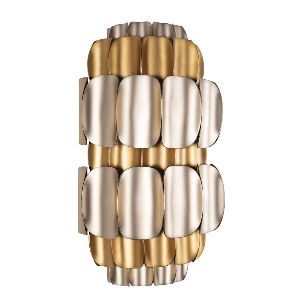 Swoon 2 Light Sconce - Antique Gold/Gold Dust