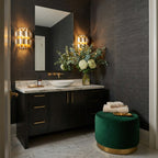 Swoon 2 Light Sconce - Antique Gold/Gold Dust