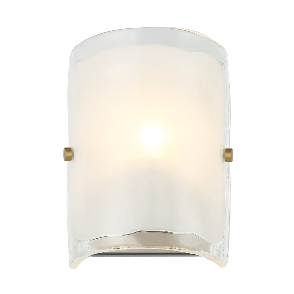 Fairchild 1 Light Sconce - Black/Polished Nickel/Satin Brass