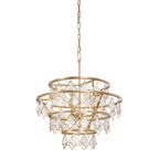 Fleur 4 Light   Chandelier - French Gold