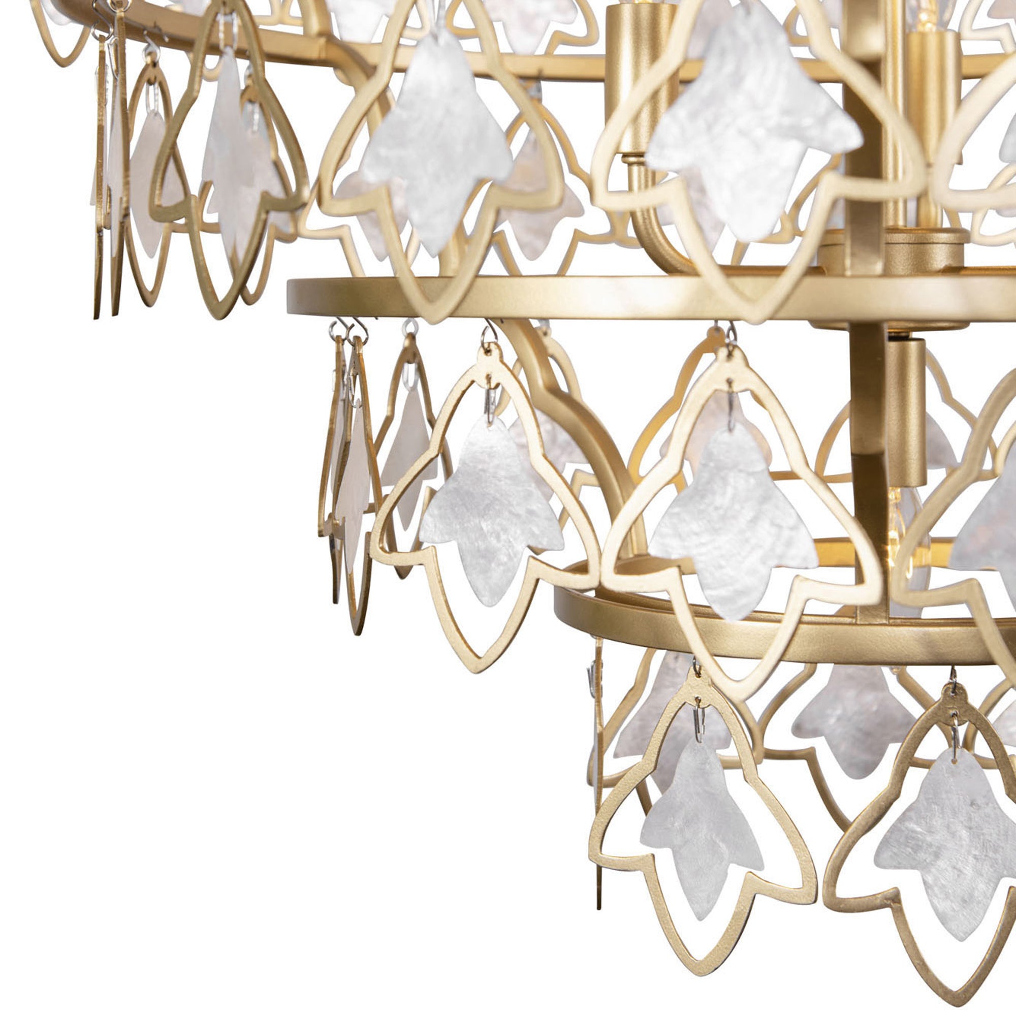 Fleur 10 Light   Chandelier - French Gold