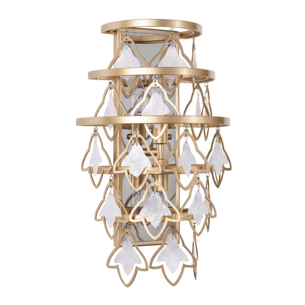 Fleur 2 Light   Sconce - French Gold