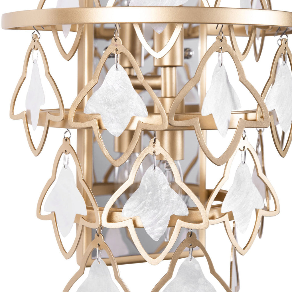 Fleur 2 Light   Sconce - French Gold
