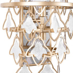Fleur 2 Light   Sconce - French Gold