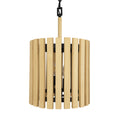 Suratto 2 Light   Pendant - Matte Black/Honey Blonde