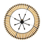 Suratto 8 Light   Pendant - Matte Black/Honey Blonde