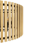 Suratto 8 Light   Pendant - Matte Black/Honey Blonde