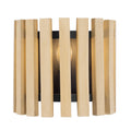 Suratto 1 Light   Sconce - Matte Black/Honey Blonde