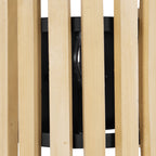 Suratto 1 Light   Sconce - Matte Black/Honey Blonde