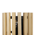 Suratto 1 Light   Sconce - Matte Black/Honey Blonde