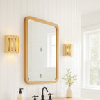 Suratto 1 Light   Sconce - Matte Black/Honey Blonde