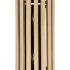 Suratto 2 Light   Sconce - Matte Black/Honey Blonde