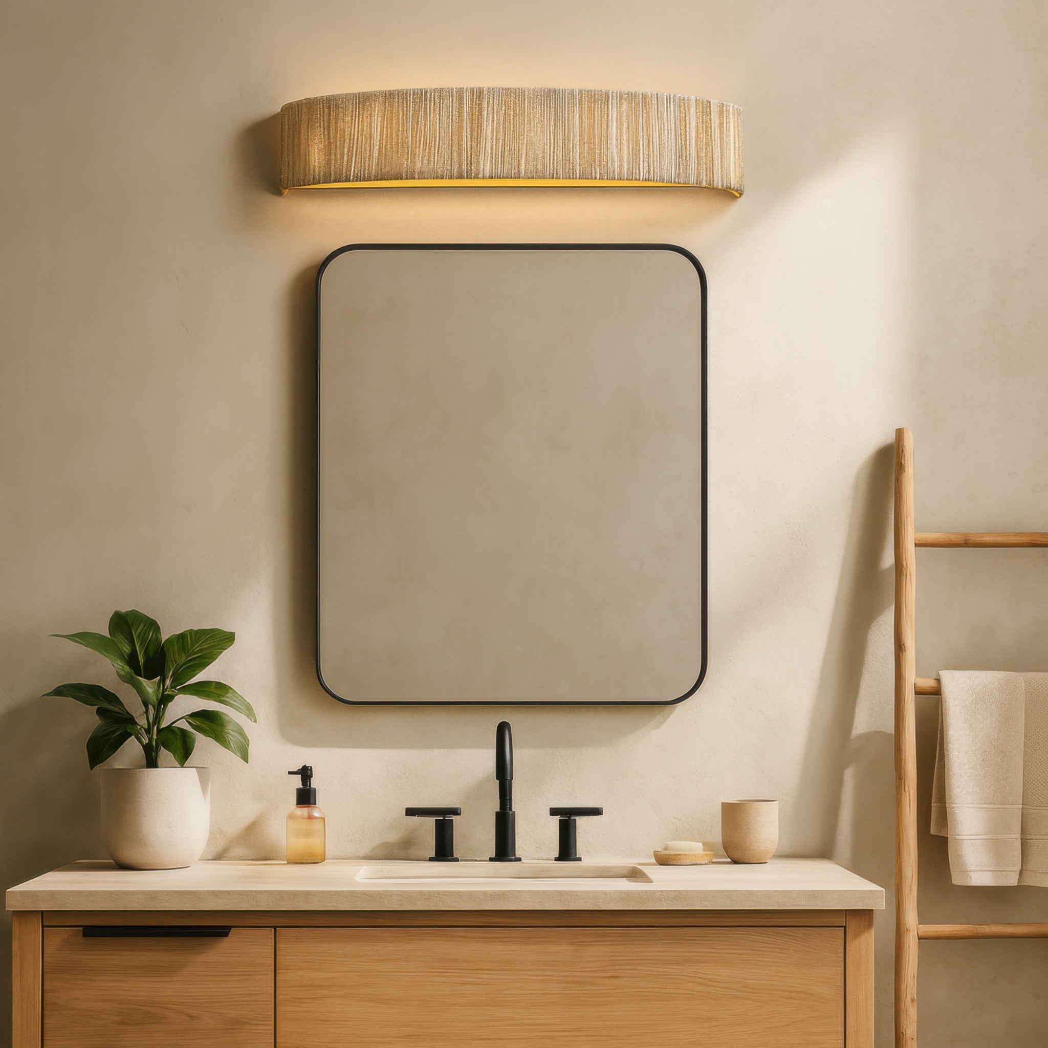 Jacob's Ladder 4 Light   Bath - French Gold
