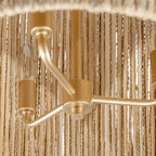 Jacob's Ladder 6 Light   Foyer - French Gold