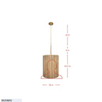 Jacob's Ladder 6 Light   Foyer - French Gold