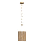 Jacob's Ladder 1 Light   Mini Pendant - French Gold