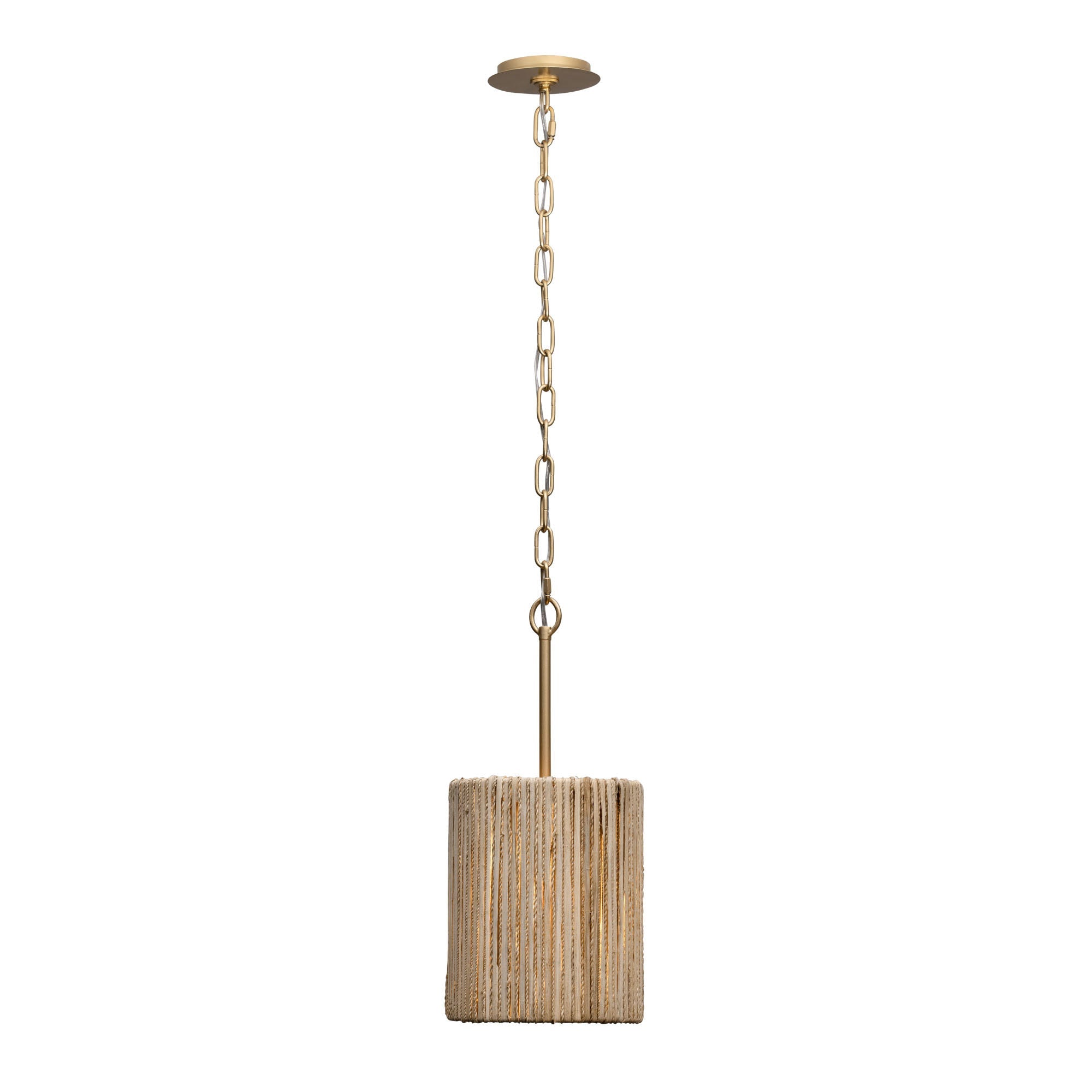 Jacob's Ladder 1 Light   Mini Pendant - French Gold