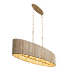 Jacob's Ladder 6 Light   Linear Pendant - French Gold