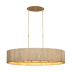 Jacob's Ladder 6 Light   Linear Pendant - French Gold