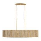 Jacob's Ladder 6 Light   Linear Pendant - French Gold