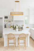 Jacob's Ladder 6 Light   Linear Pendant - French Gold