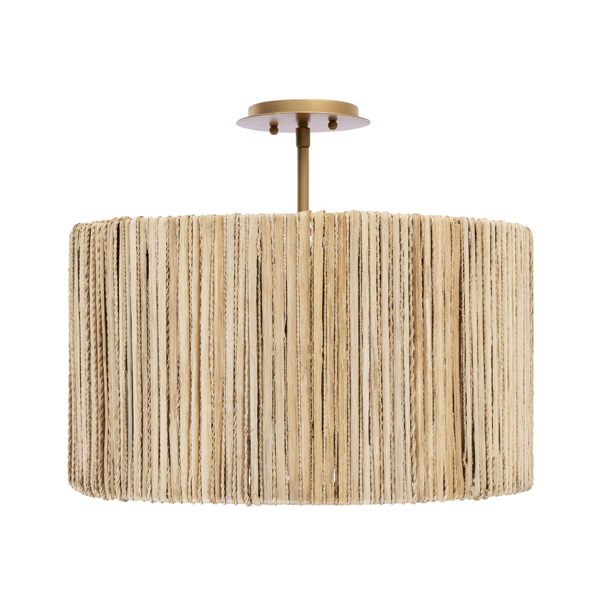 Jacob's Ladder 3 Light   Semi-Flush - French Gold