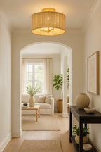 Jacob's Ladder 3 Light   Semi-Flush - French Gold