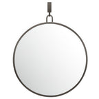 Stopwatch 30-in Round Accent Mirror - Bronze