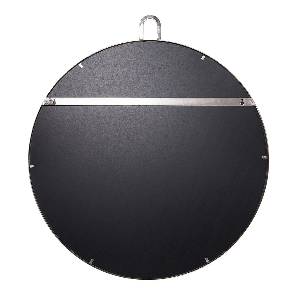 Stopwatch 30-in Round Accent Mirror - Polished Nickel