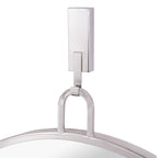 Stopwatch 30-in Round Accent Mirror - Polished Nickel