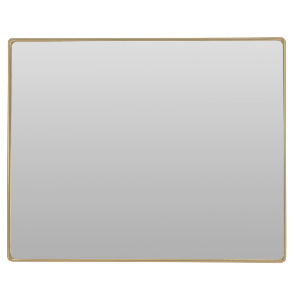 Kye 24x30 Rectangular Rounded Wall Mirror - Gold