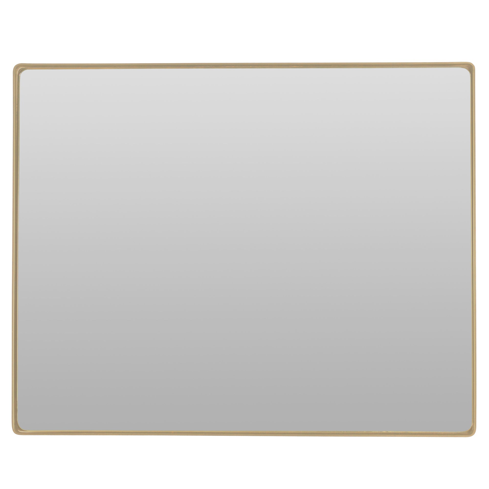 Kye 24x30 Rectangular Rounded Wall Mirror - Gold