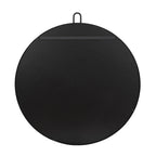 Stopwatch 40-in Round Mirror - Black