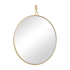 Stopwatch 40-in Round Mirror - Gold