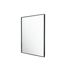 Kye 30x30 Rounded Square Wall Mirror - Black