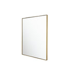 Kye 30x30 Rounded Square Wall Mirror - Gold