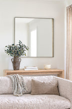 Kye 40x40 Rounded Square Wall Mirror - Bronze