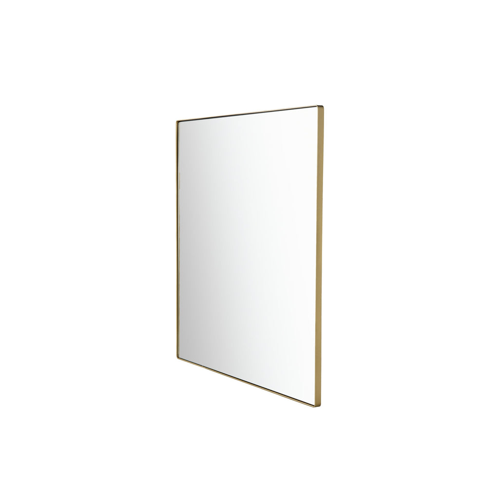 Kye 40x40 Rounded Square Wall Mirror - Gold