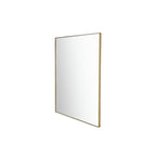 Kye 40x40 Rounded Square Wall Mirror - Gold