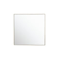 Kye 40x40 Rounded Square Wall Mirror - Gold