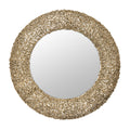 Tangled 33-in Wall Mirror - Natural Rope